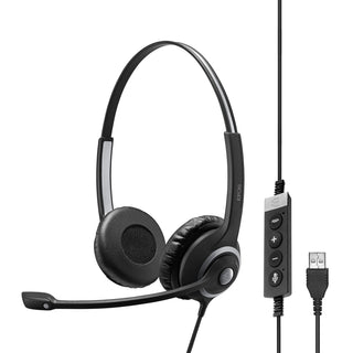 EPOS SC 260 USB MS II, Wired HD Office Headset with Double-Sided Crown USB Input