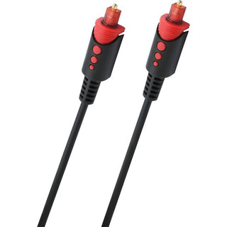 Oehlbach Opto Star Optik Dijital Kablo Kırmızı (1.5m / 2m) Siyah