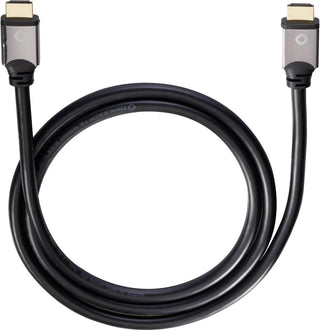 Oehlbach Black Magic High Speed Ethernet Destekli HDMI Kablosu Siyah