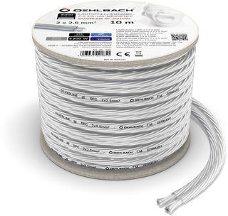 Oehlbach SP-25 1000 Gümüş Kaplama Hoparlör Kablosu 1,5mm² / 2,5mm²