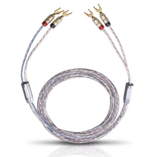 Oehlbach Twin Mix Gümüş Kaplı Lug Uç Hoparlör Kablosu 2X6.0mm 2m Transparan
