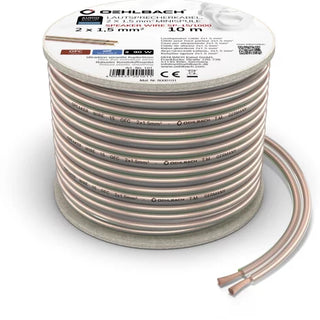 Oehlbach SP-15 1000 Transparan Hoparlör Kablosu 10 m