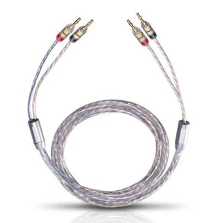 Oehlbach Twin Mix Silver Plated Banana End Speaker Cable 2X6.0mm Transparent 3 Meters