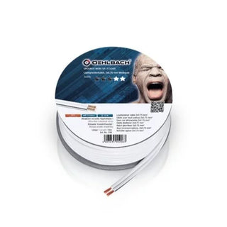 Oehlbach Speaker Wire SP-7 1000 Beyaz Hoparlör Kablosu 2X0.75mm (10m)