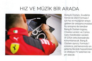 Ferrari ve Bang & Olufsen'den Yüksek Hızda Yüksek Kaliteli Ses Deneyimi