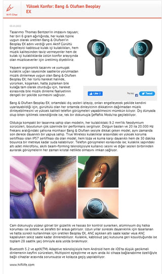 Bang & Olufsen Beoplay Eşsiz Konforuyla Yükseliyor!
