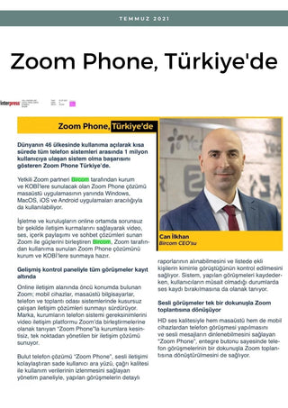 Zoom Phone Türkiye’de