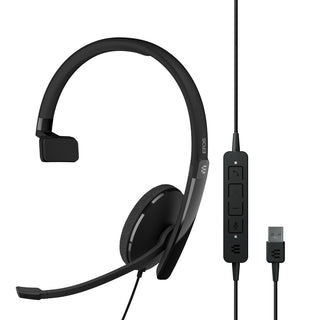 EPOS I Sennheiser SC 130 USB CTRL Unilateral USB Wired UC Headset