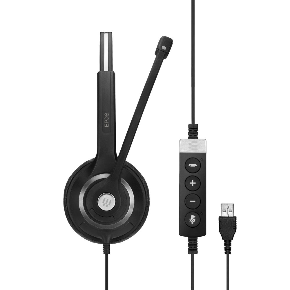 EPOS SC 230 USB MS II Single Side Crowned USB Wired HD Office Headset Bircom