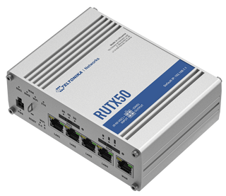 Teltonika RUTX50 5G/LTE CAT20 Endüstriyel GSM Router
