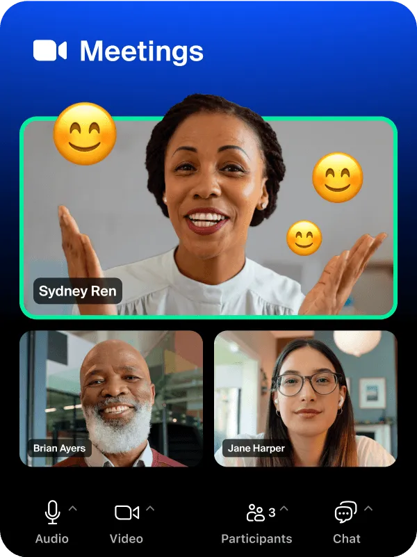 Zoom Meetings görüntülü toplantı ekranı