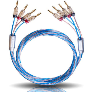 Oehlbach Bi Tech  Siyah Banana Uçlu bi-amping Hoparlör Kablosu 2.5mm² / 4.0 mm²