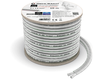 Oehlbach SP-25 1000 Gümüş Kaplama Hoparlör Kablosu 1,5mm²