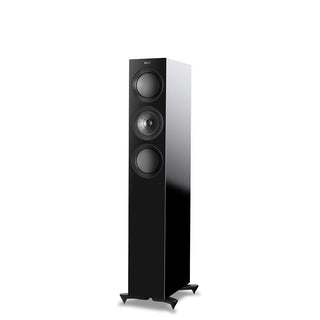 KEF R5 Kule Tipi Pasif HiFi Hoparlör (2'li Set) Siyah Renk