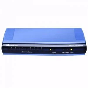 AudioCodes MediaPack 118 Analog VoIP Gateway, including 8 FXO, SIP – 3-Year CHAMPS 