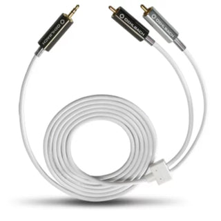 Oehlbach MP3! Serisi 3,5mm’den RCA’ya Dönüştürücü Kablo 2m Beyaz