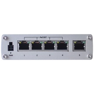 Teltonika TSW100 4 Port Yönetilmez PoE Switch