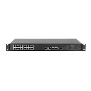 Dahua PFS4218-16GT-240, 16 Port 250 m Mesafeli, 240W Gigabit PoE Switch