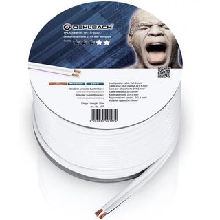 Oehlbach SP-15 1000 White Speaker Cable 20 m